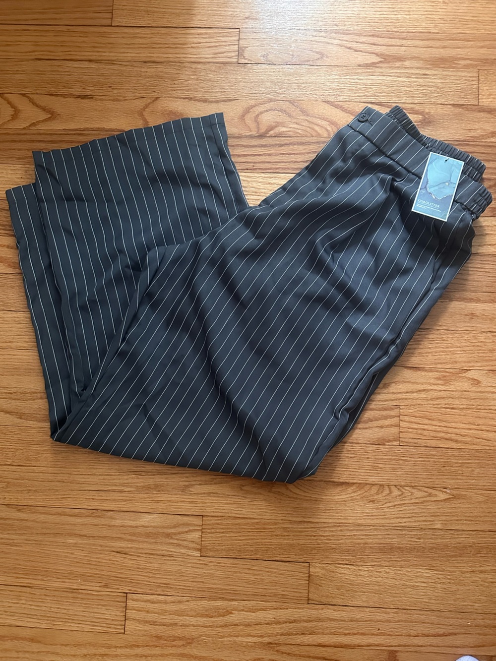 Gorglitter striped pants men’s size large